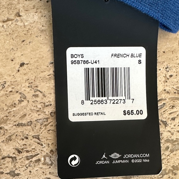 Jordan Kids Blue and Teal Hoodie - Picture 5 of 5